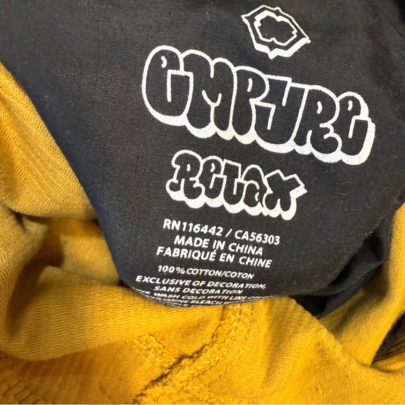 Empyre Corduroy Pants Size 33 Mustard Yellow skater - Picture 5 of 5